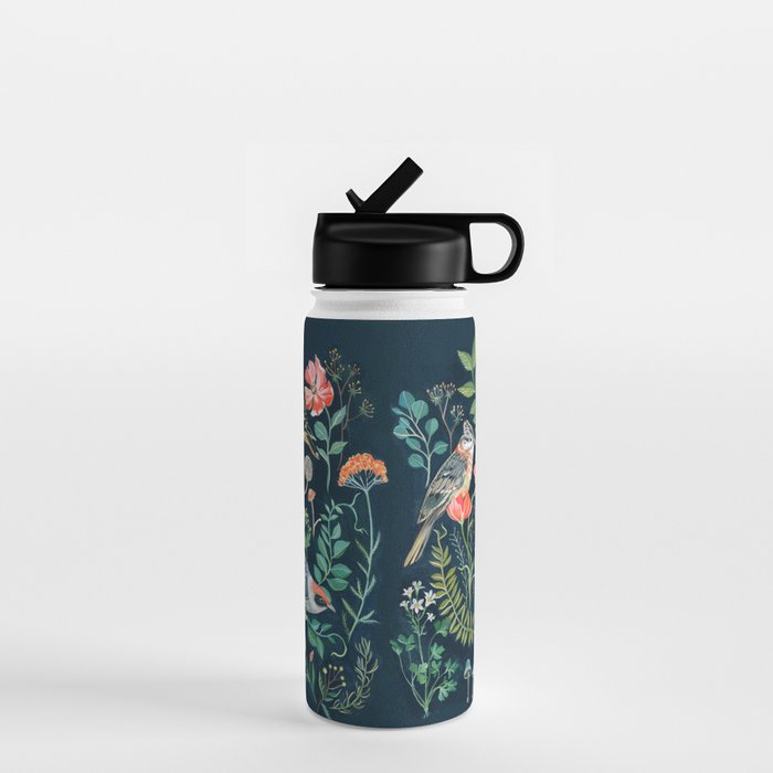 Birds Garden Water Bottle Gallery Image 1