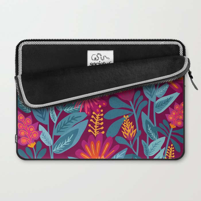 Fiesta Garden Illustration Laptop Sleeve Gallery Image 2