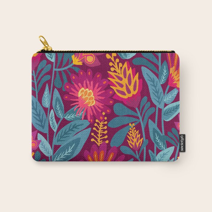 Fiesta Garden Illustration Carry All Pouch Gallery Image 1