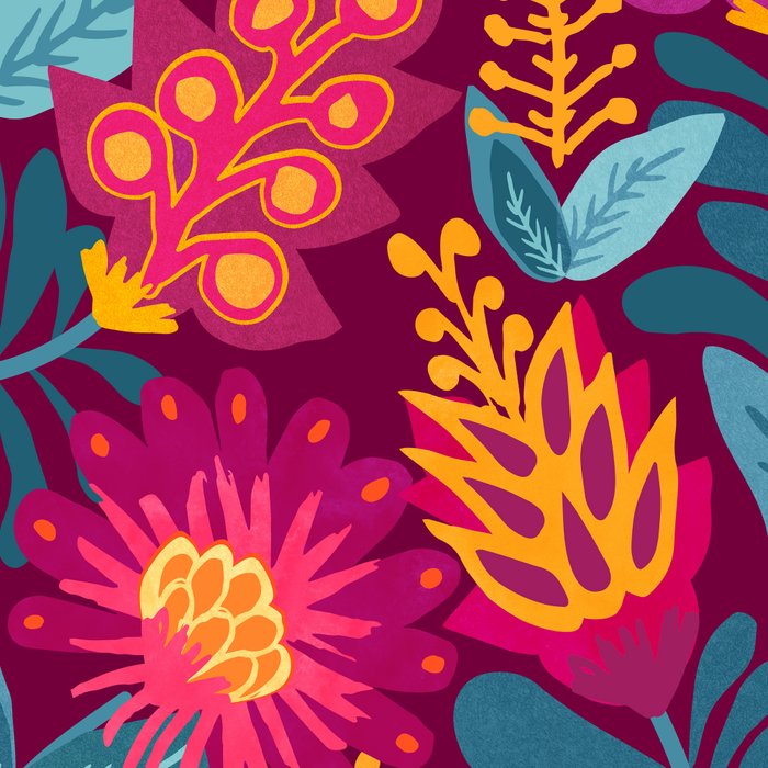 Fiesta Garden Illustration Coffee Mug Gallery Image 2