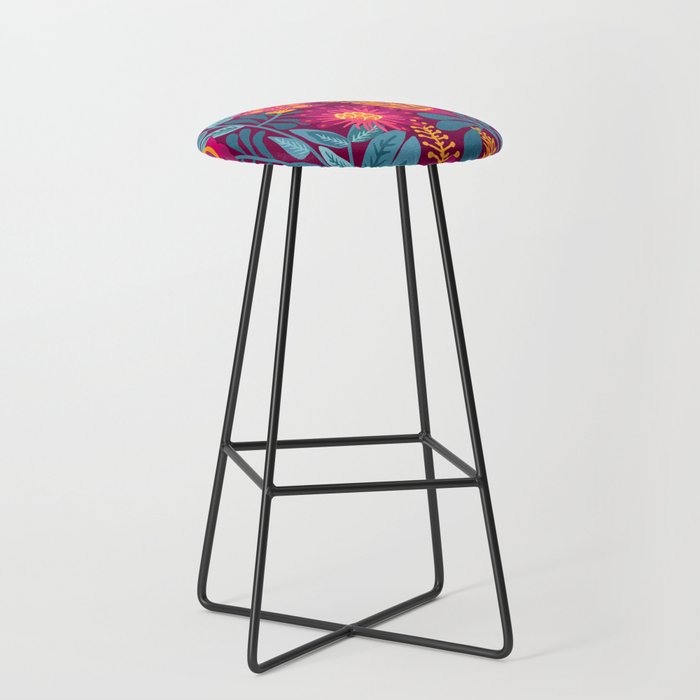 Fiesta Garden Illustration Stool Gallery Image 1
