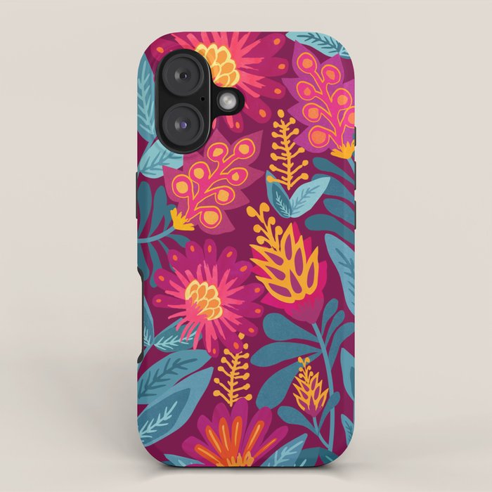 Fiesta Garden Illustration iPhone Case Gallery Image 1