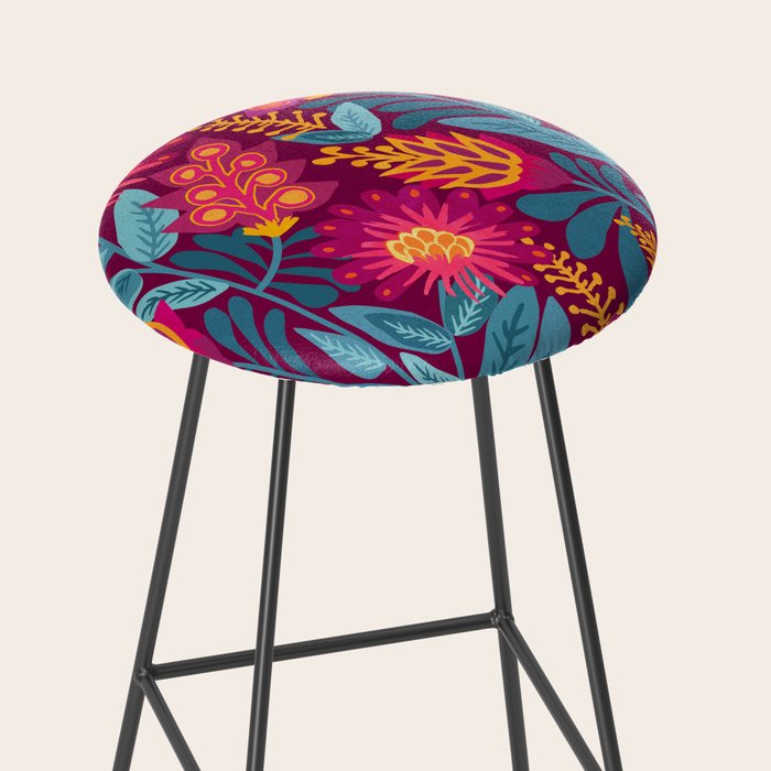 Fiesta Garden Illustration Stool Gallery Image 2