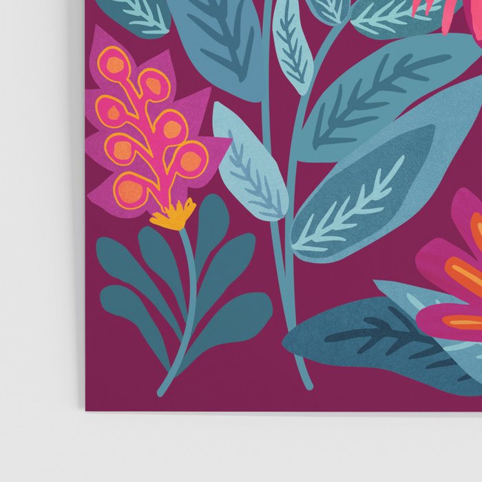 Fiesta Garden Illustration Poster Gallery Image 3
