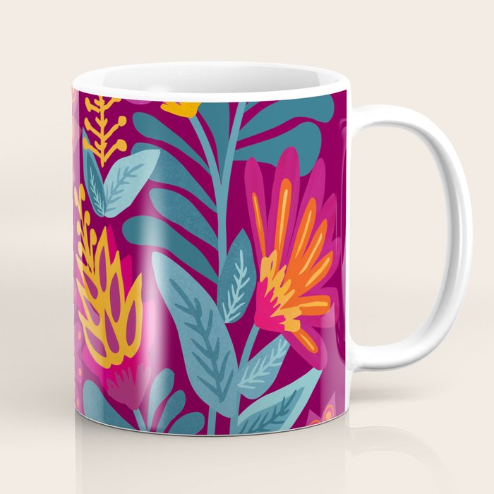 Fiesta Garden Illustration Coffee Mug Gallery Image 1