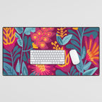 Fiesta Garden Illustration Desk Mat Gallery Image 1