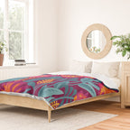 Fiesta Garden Illustration Duvet Cover Gallery Image 2