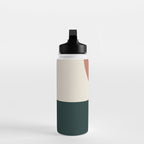 Modern Minimal Arch Abstract LXXXII Water Bottle Gallery Image 3