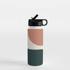 Modern Minimal Arch Abstract LXXXII Water Bottle Gallery Image 1