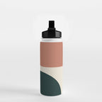 Modern Minimal Arch Abstract LXXXII Water Bottle Gallery Image 2