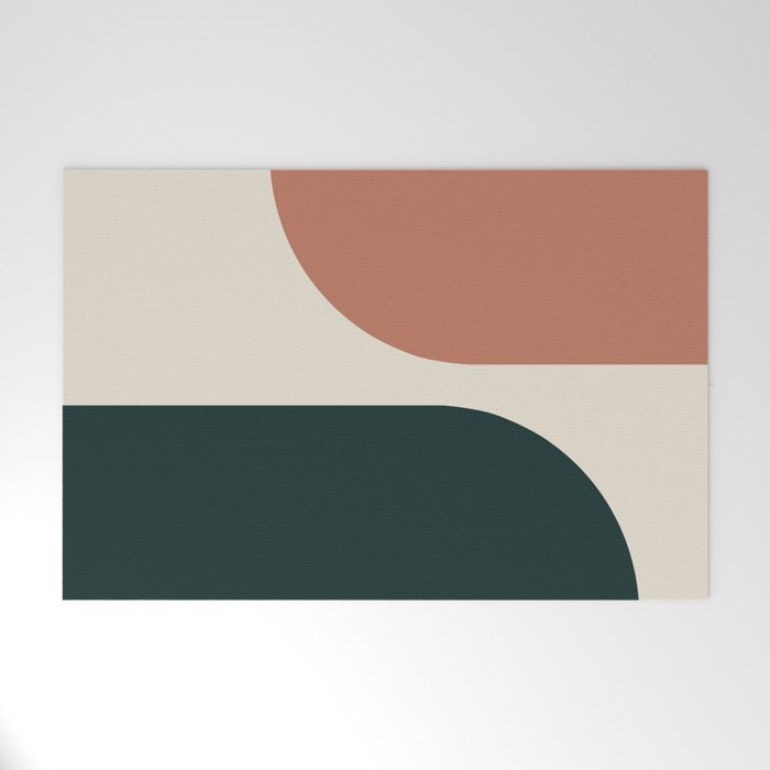 Modern Minimal Arch Abstract LXXXII Welcome Mat Gallery Image 1