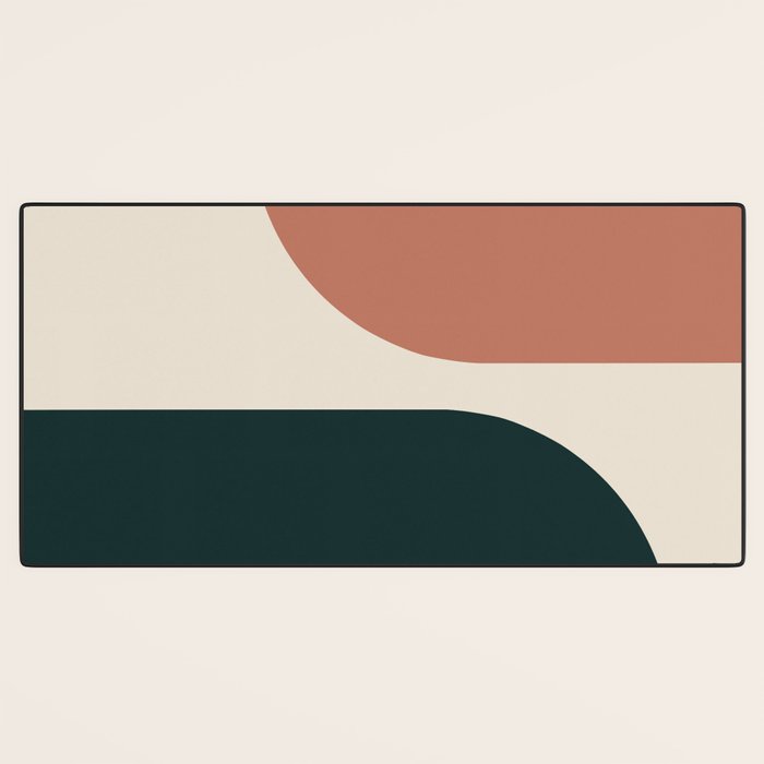 Modern Minimal Arch Abstract LXXXII Desk Mat Gallery Image 3