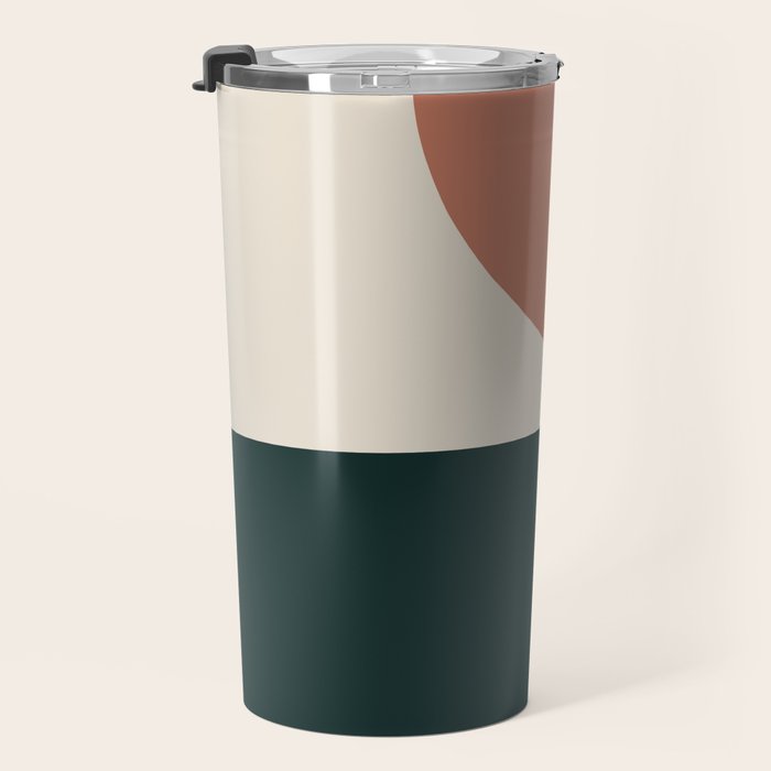 Modern Minimal Arch Abstract LXXXII Travel Mug Gallery Image 3