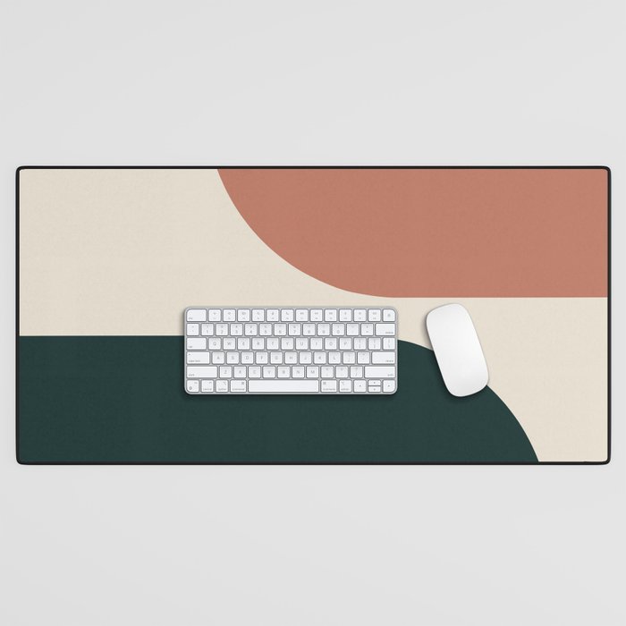 Modern Minimal Arch Abstract LXXXII Desk Mat Gallery Image 1
