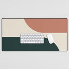 Modern Minimal Arch Abstract LXXXII Desk Mat Gallery Image 1