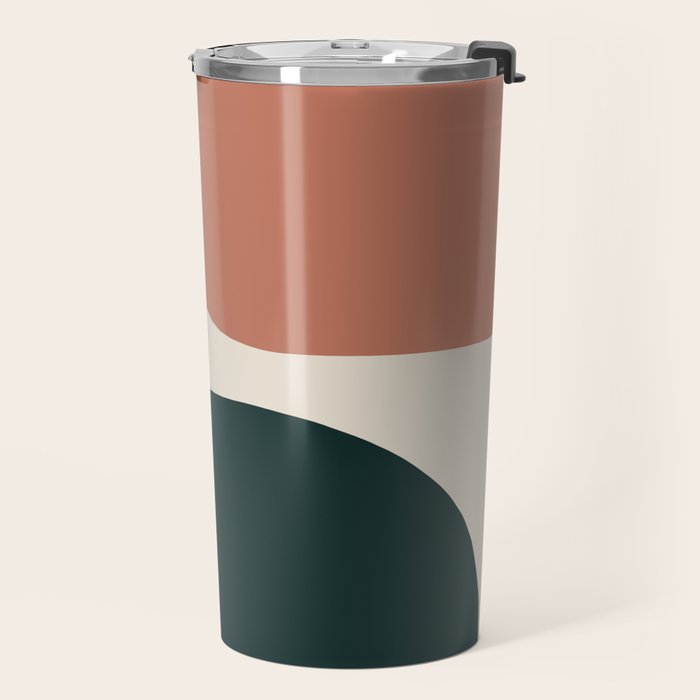 Modern Minimal Arch Abstract LXXXII Travel Mug Gallery Image 2