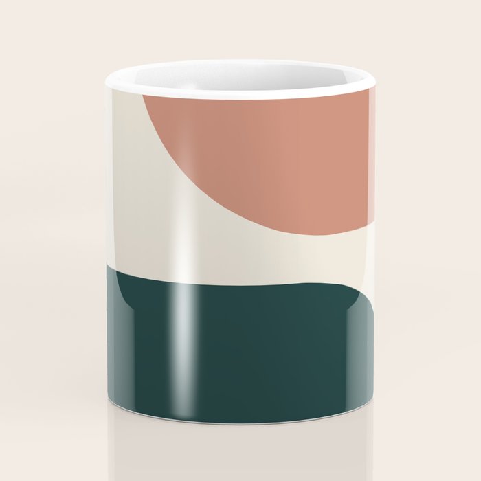 Modern Minimal Arch Abstract LXXXII Coffee Mug Gallery Image 4
