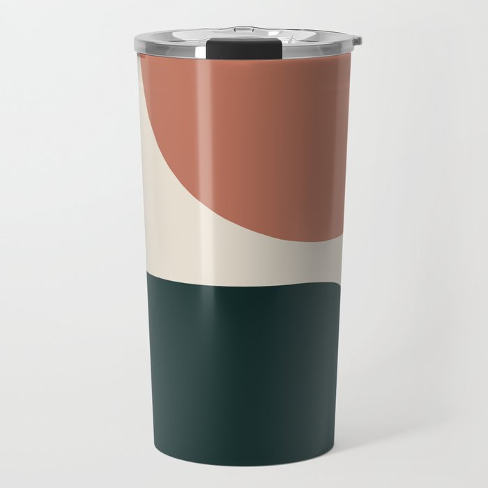 Modern Minimal Arch Abstract LXXXII Travel Mug Gallery Image 1