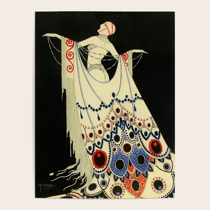 âThe Jewelled Gownâ Art Deco by J Carlos Poster Gallery Image 4