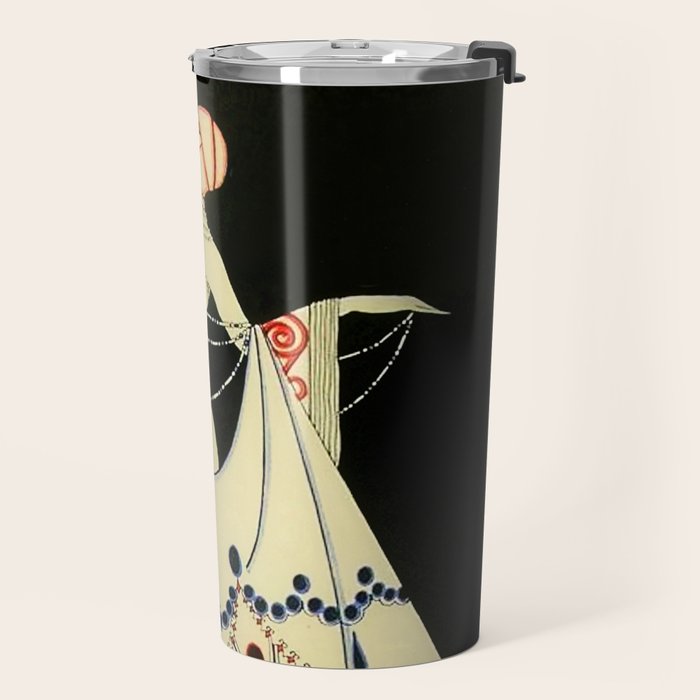 âThe Jewelled Gownâ Art Deco by J Carlos Travel Mug Gallery Image 2