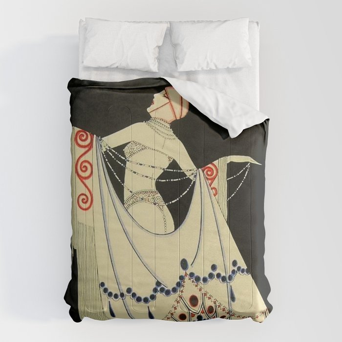 âThe Jewelled Gownâ Art Deco by J Carlos Comforter Gallery Image 6