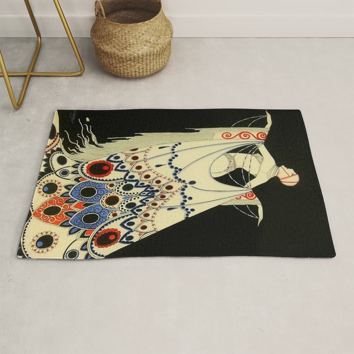 âThe Jewelled Gownâ Art Deco by J Carlos Rug Gallery Image 1