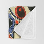 âThe Jewelled Gownâ Art Deco by J Carlos Throw Blanket Gallery Image 3