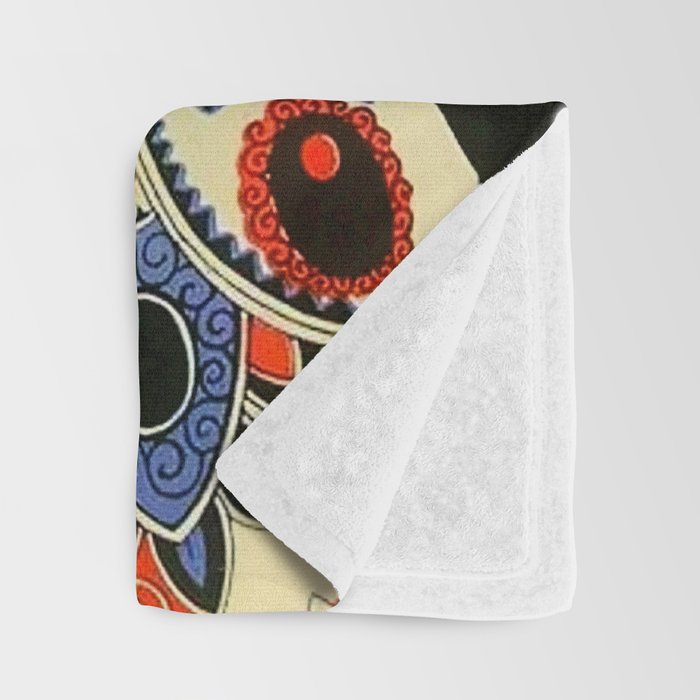 âThe Jewelled Gownâ Art Deco by J Carlos Throw Blanket Gallery Image 3