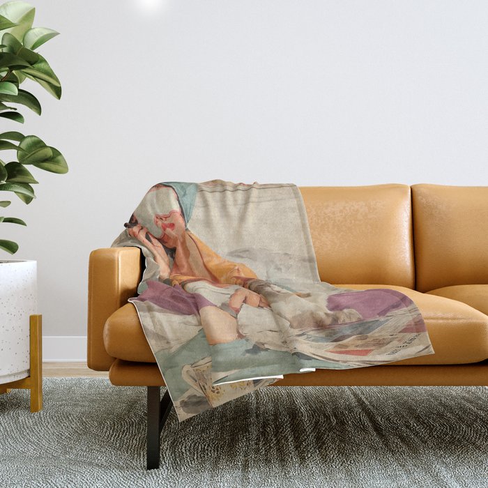 Cozy Morning Rituals Reimagined Throw Blanket Gallery Image 1