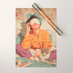 Cozy Morning Rituals Reimagined Wrapping Paper Gallery Image 1