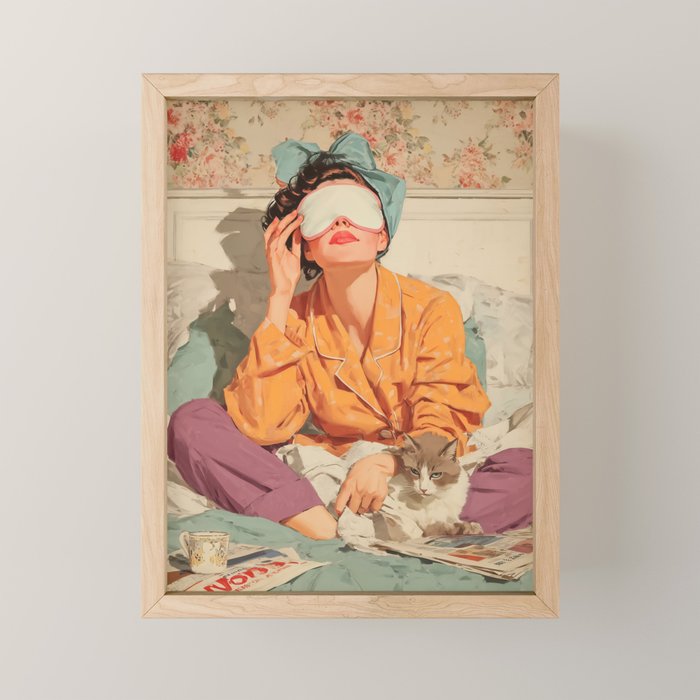 Cozy Morning Rituals Reimagined Mini Art Print Gallery Image 1