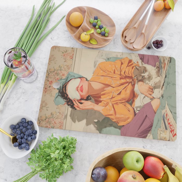 Cozy Morning Rituals Reimagined Cutting Board Gallery Image 2