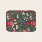 Merry Christmas Bath Mat Gallery Image 1