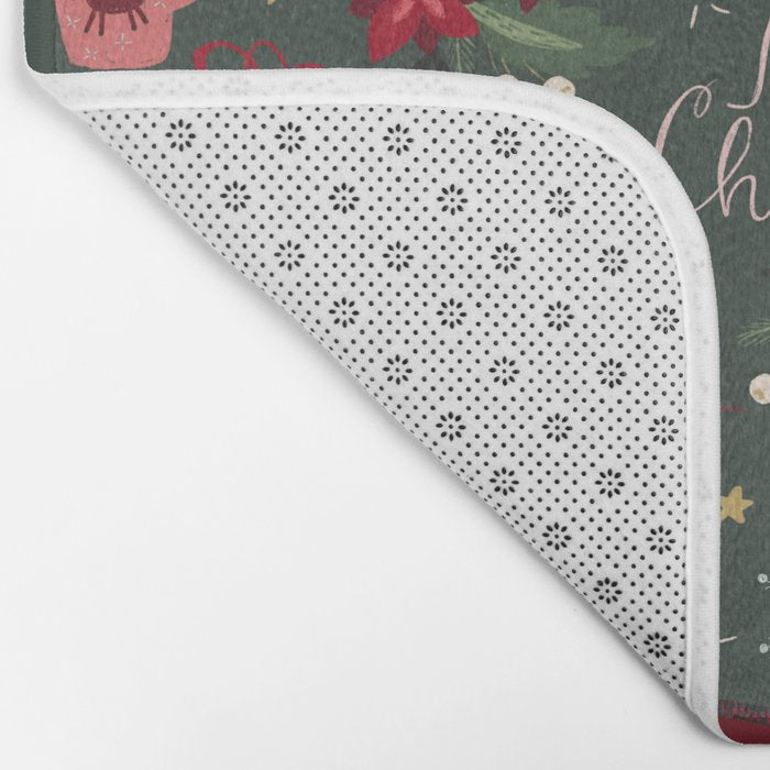 Merry Christmas Bath Mat Gallery Image 2