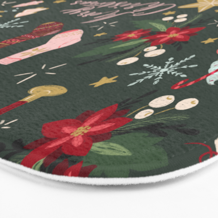 Merry Christmas Bath Mat Gallery Image 3