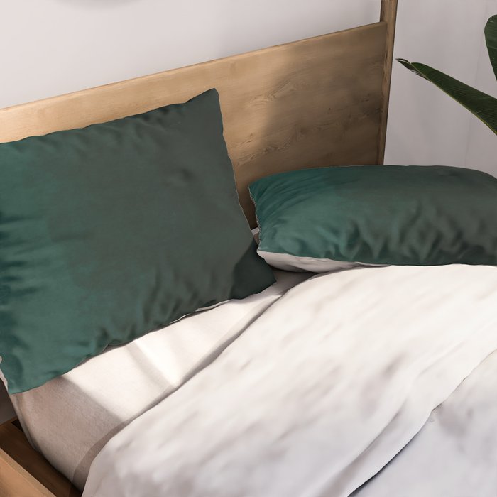 Ombre Emerald Pillow Sham Gallery Image 2