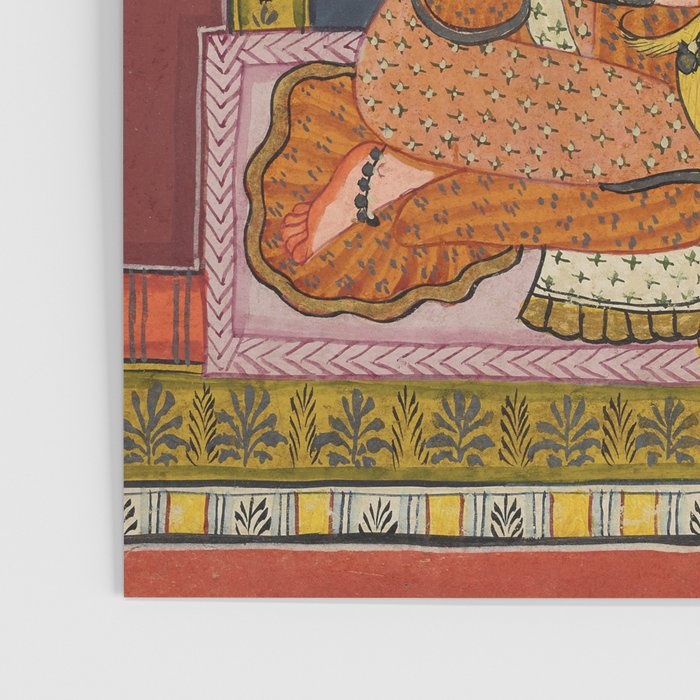 Kaccheli Ragini, from a Ragamala Antique Indian Painted Illustration  Poster Gallery Image 3