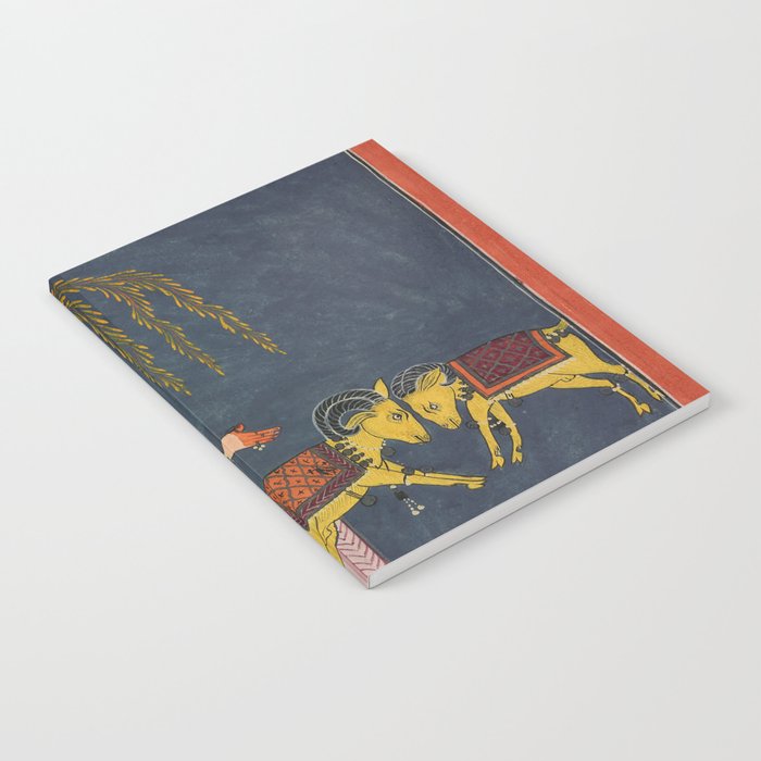 Kaccheli Ragini, from a Ragamala Antique Indian Painted Illustration  Notebook Gallery Image 1