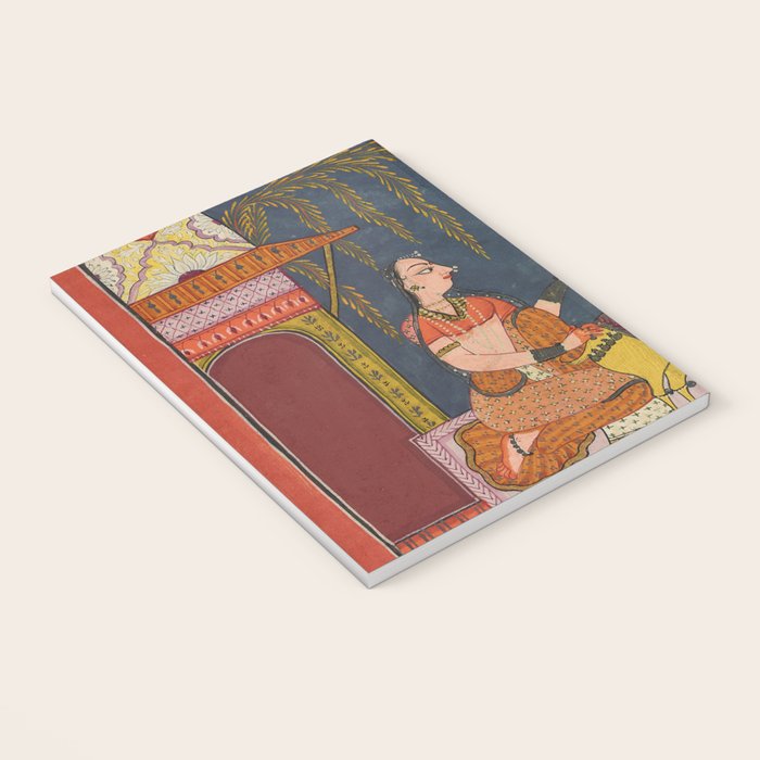 Kaccheli Ragini, from a Ragamala Antique Indian Painted Illustration  Notebook Gallery Image 3