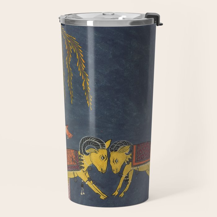 Kaccheli Ragini, from a Ragamala Antique Indian Painted Illustration  Travel Mug Gallery Image 2