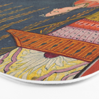 Kaccheli Ragini, from a Ragamala Antique Indian Painted Illustration  Bath Mat Gallery Image 3