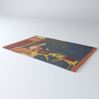 Kaccheli Ragini, from a Ragamala Antique Indian Painted Illustration  Rug Gallery Image 3