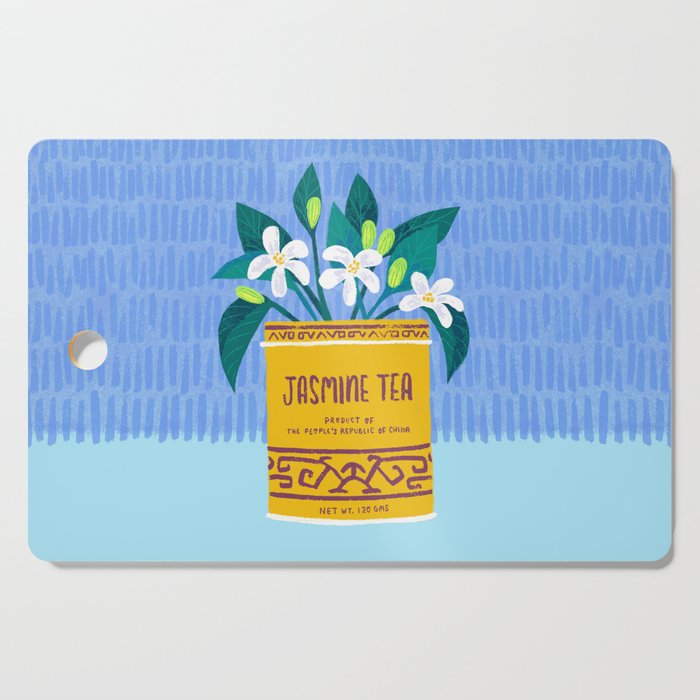 Jasmine Bouquet Florals Cutting Board Gallery Image 1