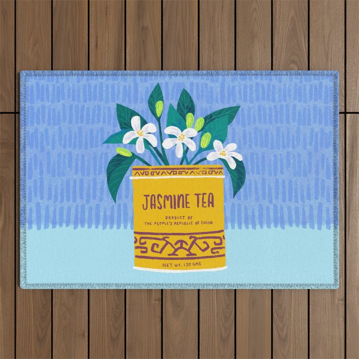 Jasmine Bouquet Florals Outdoor Rug Gallery Image 1