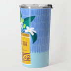 Jasmine Bouquet Florals Travel Mug Gallery Image 2