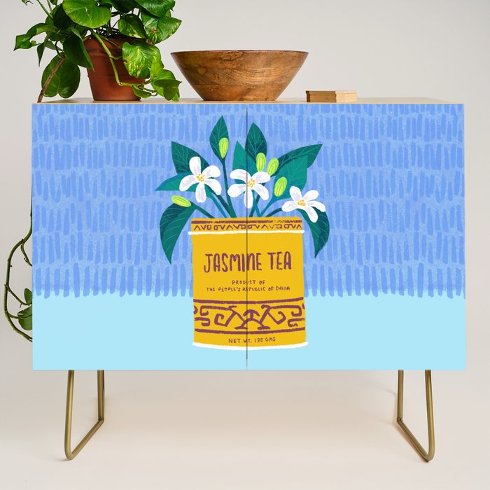 Jasmine Bouquet Florals Credenza Gallery Image 1