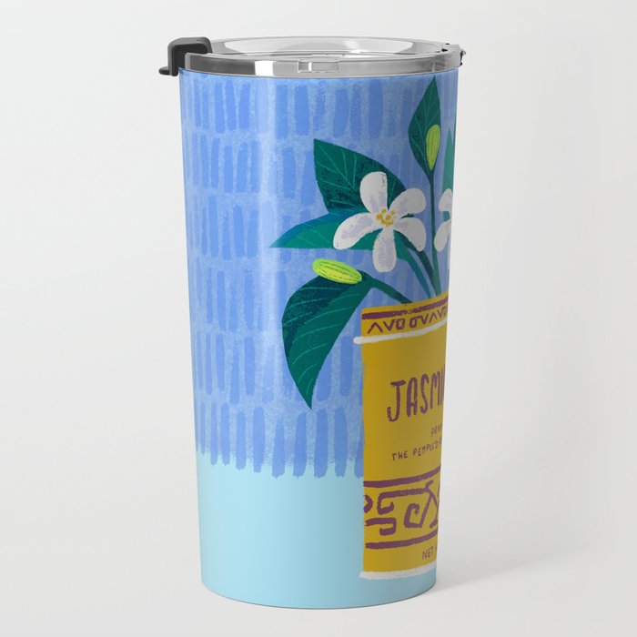 Jasmine Bouquet Florals Travel Mug Gallery Image 3