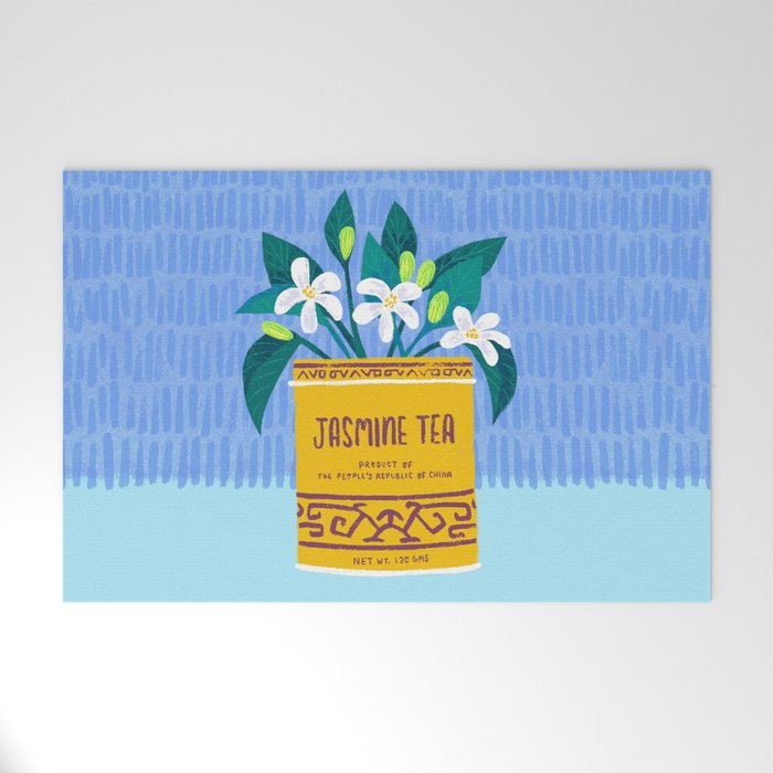 Jasmine Bouquet Florals Welcome Mat Gallery Image 1