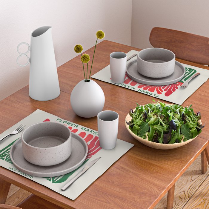 Nerine Lily: Les Fleurs | Flower Market 02 | Spring Summer 23 Placemat Gallery Image 2