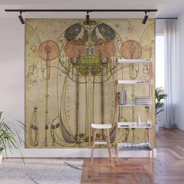 Charles Rennie Mackintosh , The Wassail  Wall Mural Gallery Image 1